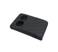 Adatto Alla Maggior Parte Cuscini Bracciolo Della Console Centrale Dell'auto Cuscino Sedile In Memory Foam Con 2 Portabicchieri Bracciolo centrale per auto(Black S1)