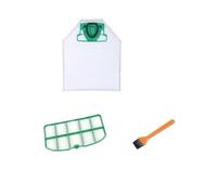 Adatto compatibile con il sacchetto di raccolta polvere VK200 FP200 del sacchetto della spazzatura dell'aspirapolvere Forwick (Color : 11 piece set)