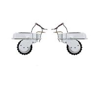 Adatto, Compatibile Con Xiaomi, STYTJ02YM 3C 2S S10 B106GL S12 T12 Accessori For Robot Spazzaneve, Ruota Motrice Con Ruote Mobili(WHITE)