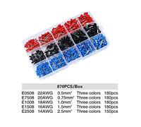 Adatto Compatible With 70. 0PCS. Filo connettore Terminator Crimp Terminal Conector Eletrico Terminais tubolare Terminale cavo Terminales Set(870pcs terminal)