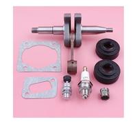 Adatto for 340 345 350 Guarnizione del cilindro Valvola di decompressione Motosega Sostituisci il pezzo di ricambio Albero motore Paraolio manovella
