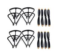 Adatto for 4D-V30 Mini Drone V30 RC Quadcopter Ricambi CW CCW Eliche Lame Telai di Protezione Accessori 16 PZ
