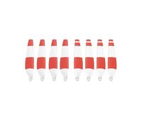 Adatto for accessori di riparazione Mini 4 Pro 6030F Eliche a basso rumore Ventole alari for droni Ricambi(White Red 8pcs)