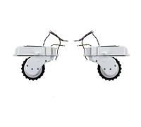 Adatto for accessori robot spazzatrici Xiaomi STYTJ02YM 3C 2S S10 B106GL S12 T12, ruota motrice for camminata Lodevole(WHITE)