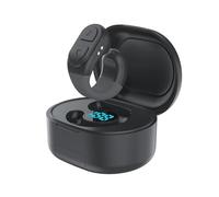 Adatto for anello di scorrimento TikTok Adatto for anello TIK Tok con supporto Custodia di ricarica digitale Adatto for telecomando TikTok Adatto for telefono cellulare iOS Android(Black)