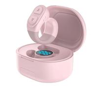 Adatto for anello di scorrimento TikTok Adatto for anello TIK Tok con supporto Custodia di ricarica digitale Adatto for telecomando TikTok Adatto for telefono cellulare iOS Android(Pink)