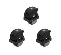 /Adatto for Audi A4 B6 Audi A4 B7 2003-2008 Interruttori for alzacristalli elettrici automobilistici Interruttori di controllo for finestre(GRAY)