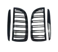 Adatto for BMW E90 E91 Serie 3 2005-2012 325i 320i 330i 335i Griglia anteriore a doppio rene Griglia da corsa Accessori for tuning sportivo Kit carrozzeria(05-08 Glossy Black)
