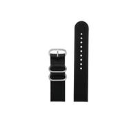 Adatto for Casio PROTREK PRW-60 PRW-61Y PRW-50Y PRW-70Y PRW-30 Cinturino in pelle vintage Anello in acciaio inossidabile(Black-silver)