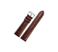Adatto for Casio Swordfish Mdv107-1A MDV106-1A MDV-106 Efr539 1374 1375/ Seiko cinturino for orologio in pelle 20mm 22mm(Brown white -Silver,20mm)