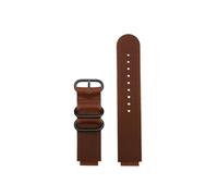 Adatto for Casio W218H/AE-1200/1300/SGW-300 MRW-200 A159/A158 AQ-S810W Cinturino for orologio in vera pelle(Dark brown-black)