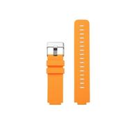 Adatto for Casio W800H F-91W F105/108 A158/168 AE1200/1300 18mm Cinturini for orologi(Orange silver)