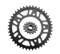 Adatto for CB600F Hornet 600 98-06 CB600S F2 00-03 CBF600N CBF600S 04-07 CBR600SE 97-98 525 Kit pignone anteriore posteriore for moto(15 Teeth 43Teeth)