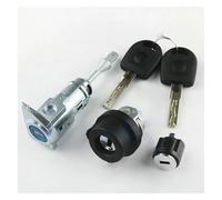 Adatto for cilindro di serratura della portiera automatica di accensione VW for il nuovo bagagliaio Passat, porta completa, cilindro di serratura for auto a 8 denti(Left Door Lock 1 key)