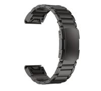 Adatto for cinturini Garmin Quickfit Titanium da 22 mm e 26 mm Adatto for Fenix 7X, 6X, 7, 6, Descent MK1 MK2 Adatto for cinturino da polso Epix Gen 2(Black-01,22mm)
