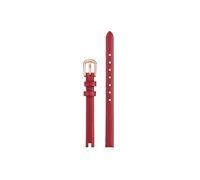 Adatto for Ferragamo F43030017 F43020017 in pelle da 8mm con tacche e strumenti cinturino da orologio da donna(Red Rose Gold)
