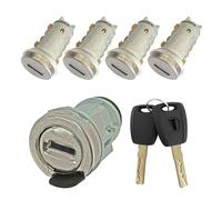 Adatto for Fiat Ducato Doblo Cargo Punto Panda SIP22 Serratura del bagagliaio con serratura di accensione con 2 chiavi OEM Set completo cilindro serratura porta