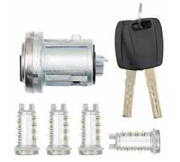 Adatto for Fiat Ducato SIP22 Cilindro di blocco accensione serratura baule lama con 2 chiavi Set completo cilindro serratura porta