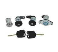 Adatto for Ford Ka dopo il 2012 CS5AB22050AA Set completo di serratura for interruttore di accensione, portellone posteriore, baule, cilindro di serratura con 2 chiavi(4pcs Lock Set)