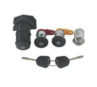 Adatto for FORD KA FIESTA COURIER ESCORT AL053 SET COMPLETO DI BLOCCO INTERRUTTORE DI ACCENSIONE SERRATURA PORTA SINISTRA DESTRA SERRATURA BAGAGLIAIO