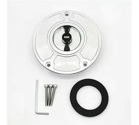 / Adatto for HONDA CBR600RR F5 CB400 CBR600 CBR1000 CBR250 Tappo serbatoio carburante for moto senza chiave Tappo del serbatoi(Silver Black)