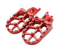 / Adatto for Honda CR 125R 250R CRF 150R 250X 250RX 450R 450X 450RX 450L 1000L 250L 250M Moto CNC Pedane Poggiapiedi Pedali Pedane(For Honda Red)