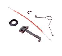 Adatto for Hus 362 365 371 372 Motosega Linea 'acceleratore Molla dello starter Asta Rondella Kit E-clip di ricambio