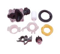 Adatto for Hus 445 445E 450 450E Kit di controllo a parete con flangia del collettore for motosega, filtro 'olio, tubo flessibile 544082301