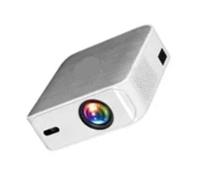 Adatto for il nuovo proiettore WiFi Android intelligente T30 Proiezione da parete for camera da letto Proiettore mobile for piccolo cinema(White European plug)