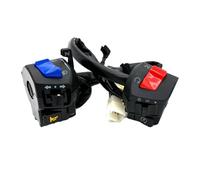 Adatto for interruttori for moto da 22 mm, pulsante clacson for moto, indicatori di direzione, fendinebbia elettrico, interruttore di controllo impermeabile for manubrio(1 pair)