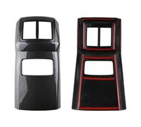 Adatto for Kia Sportage NQ5 2022 2023 2024+ Bracciolo centrale interno auto Copertura della presa d'aria posteriore Adesivo in fibra di carbonio Stile della finitura della presa d'aria posteriore