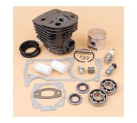 Adatto for kit di guarnizioni for cuscinetti a manovella, pistone e cilindro da 51, 55 46 mm, parti for motosega con decompressione