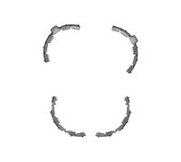 Adatto for la protezione del drone Flip, anelli paraurti, elica, copertura protettiva leggera anti-caduta, adatto for la protezione dell'elica Flip W4Y7(Translucent Black)