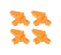 Adatto for la protezione della fotocamera NEO, carrello di atterraggio pieghevole con aumento dell'altezza, accessorio di coda di volo con stampa 3D, protezione paraurti(Gear orange)
