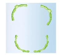 Adatto for la protezione dell'elica del drone Flip, eliche, paraurti anticollisione, gabbia alare, anello di copertura protettiva, accessori di copertura protettiva(Green)