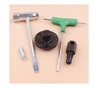 Adatto for la rimozione della frizione di arresto del pistone motosega, cacciavite a bussola T, testa rompitore tascabile, set utensili for motoseghe