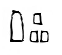 Adatto for M/e/rc/e/d/e/s W205 B/e/n/z Classe C GLC 2014-20 Pannello di controllo finestrini automatici nero pianoforte Adesivo decorativo for accessori auto(Black,RHD)