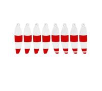 Adatto for Mavic Mini Drone Ali di Ricambio Ventole Accessori 8 Pezzi Eliche a Sgancio Rapido Pale Pieghevoli a Basso Rumore(Red white)