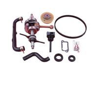 Adatto for motore GX35 35cc, tosaerba a tempi, albero motore, albero a camme, puleggia, ingranaggio, cinghia di distribuzione, paraolio
