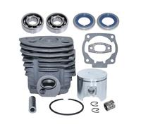 Adatto for motosega Hus 55 51 Kit guarnizione pistone cilindro da 46 mm con cuscinetto perno paraolio 503609172
