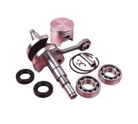 Adatto for motosega MS170 017, molla ad anello, cuscinetto albero motore, paraolio albero motore, pistone da 37 mm, kit perno da 8 mm