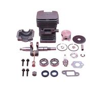 Adatto for motosega MS180 018 Kit cilindro pistone da 38 mm Cuscinetto albero motore Paraolio coppa olio motore