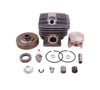 Adatto for motosega MS460 046 Cilindro da 52 mm Pistone Frizione Tamburo Pignone da 3/8 pollici 7 denti Valvola di pressione