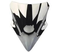 Adatto for Ninja 650 ER6F 2017 2018 2019 ER-6F ER 6F Parabrezza Schermo Doppia Bolla Deflettori Antivento Anteriori Carenatura(Chrome)