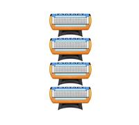 Adatto for rasoio Fusion, serie di cinque generazioni for uomo, rasatura del viso, rimozione dei peli, lama di ricambio for rasoio manuale di sicurezza(4 PCS)