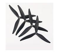 Adatto for RC Droni di grandi dimensioni a lungo raggio 2 coppie (2CW + 2CCW) 8040/9045/1050 Eliche a 3 pale da 8/9/10 pollici Eliche in nylon rinforzato con carbonio nero(2Pairs 1050)