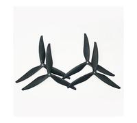 Adatto for RC Droni di grandi dimensioni a lungo raggio 2 coppie (2CW + 2CCW) 8040/9045/1050 Eliche a 3 pale da 8/9/10 pollici Eliche in nylon rinforzato con carbonio nero(2Pairs 8040)