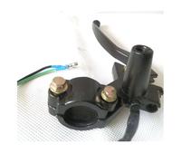 Adatto for scooter, ciclomotore, ATV, leva freno a tamburo sinistra, GY6, con interruttore for foro specchietto.