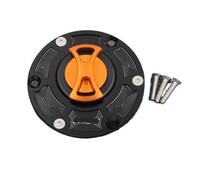 / Adatto for Triumph Speed Triple 1050 2005-2010, Speed Triple 955i tutti gli anni Copertura del tappo del serbatoio del carburante for motocicletta senza chiave CNC Tappo del serbatoi(Orange)
