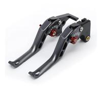 Adatto for Triumph Tiger Sport 660 2021 2022 2023 2024 CNC Shorty 2 dita Leva freno frizione regolabile for moto Leve in alluminio(Gray)